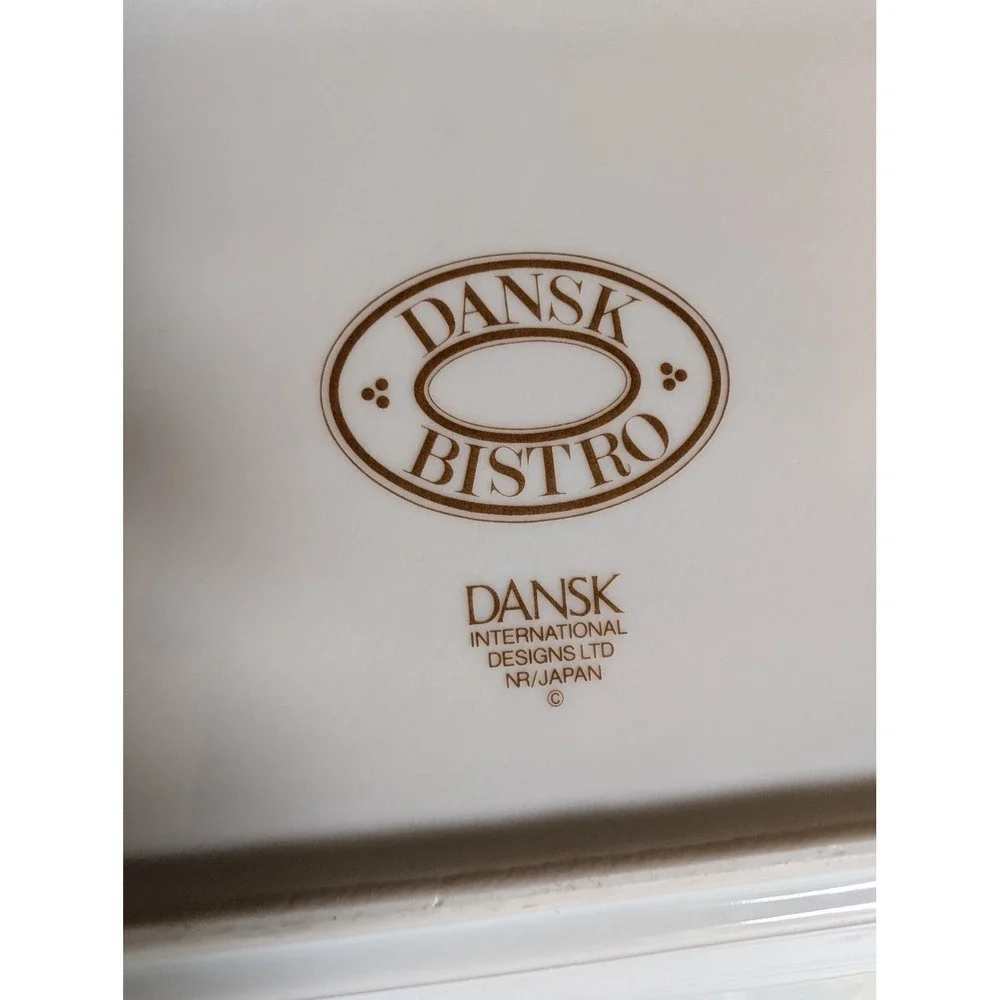Dansk Bistro Maribo Blue Rectangular Baker Serving Dish Japan Vintage